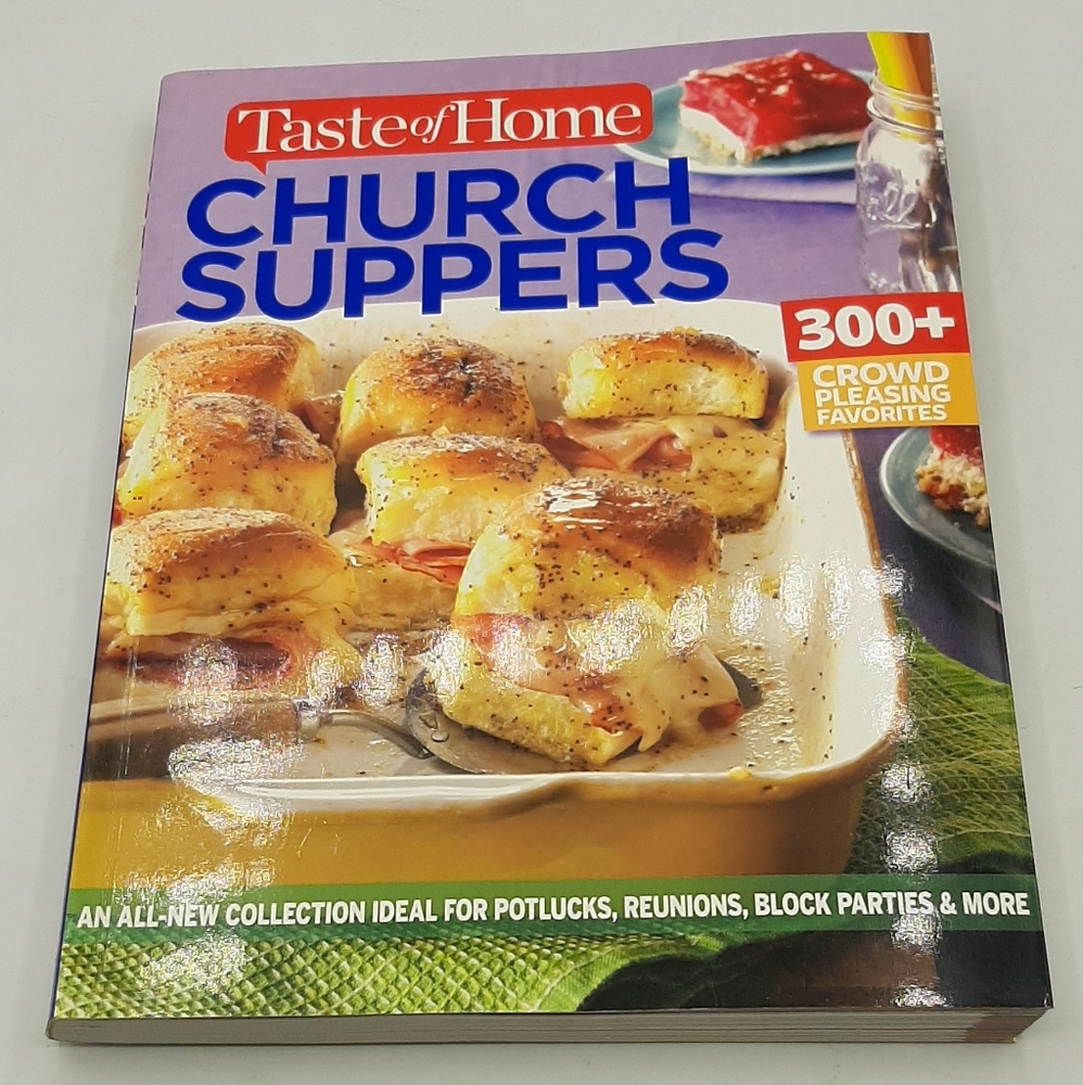 Taste of Home New Church Supper Cookbook Collection of Recipes for Get Togethers